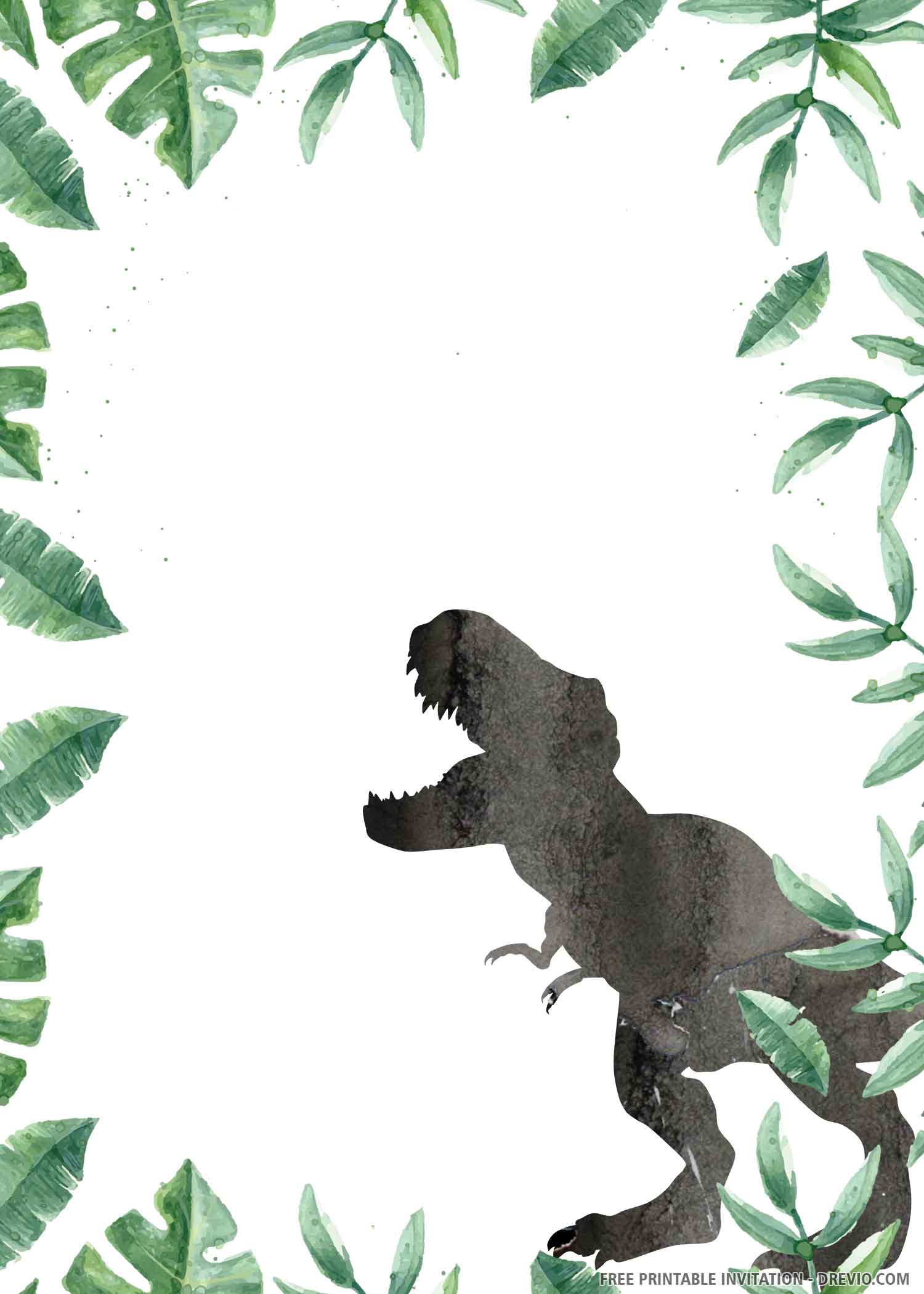 Dinosaur Invite
