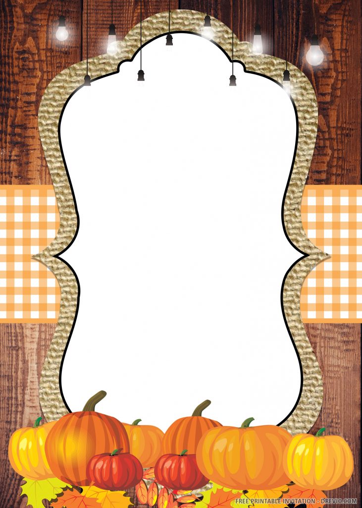 Fall Harvest Festival Invitations Party 4