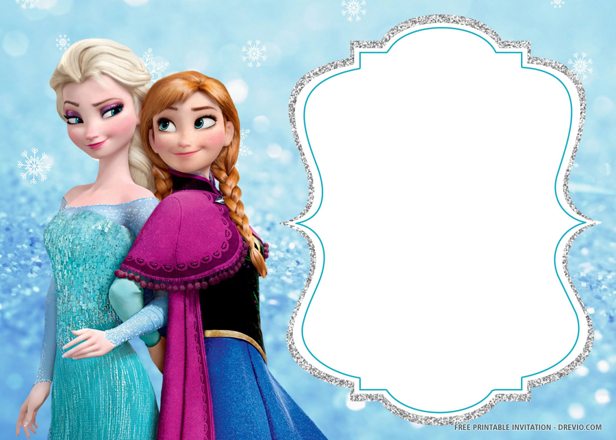 Frozen Birthday Invitation 3