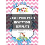 Free Printable Pool Party Invitation Templates