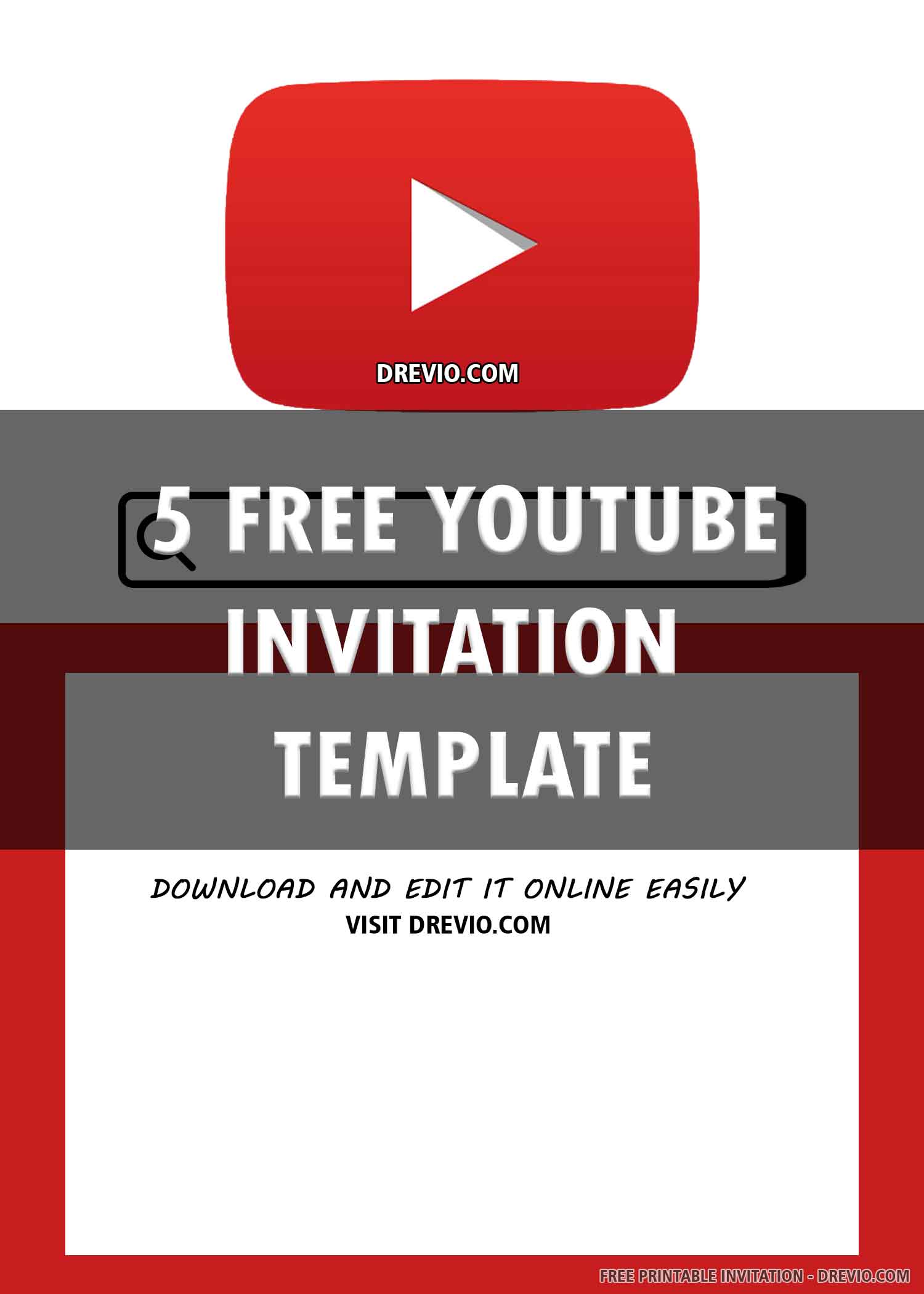 Instant Download Youtube Birthday 6