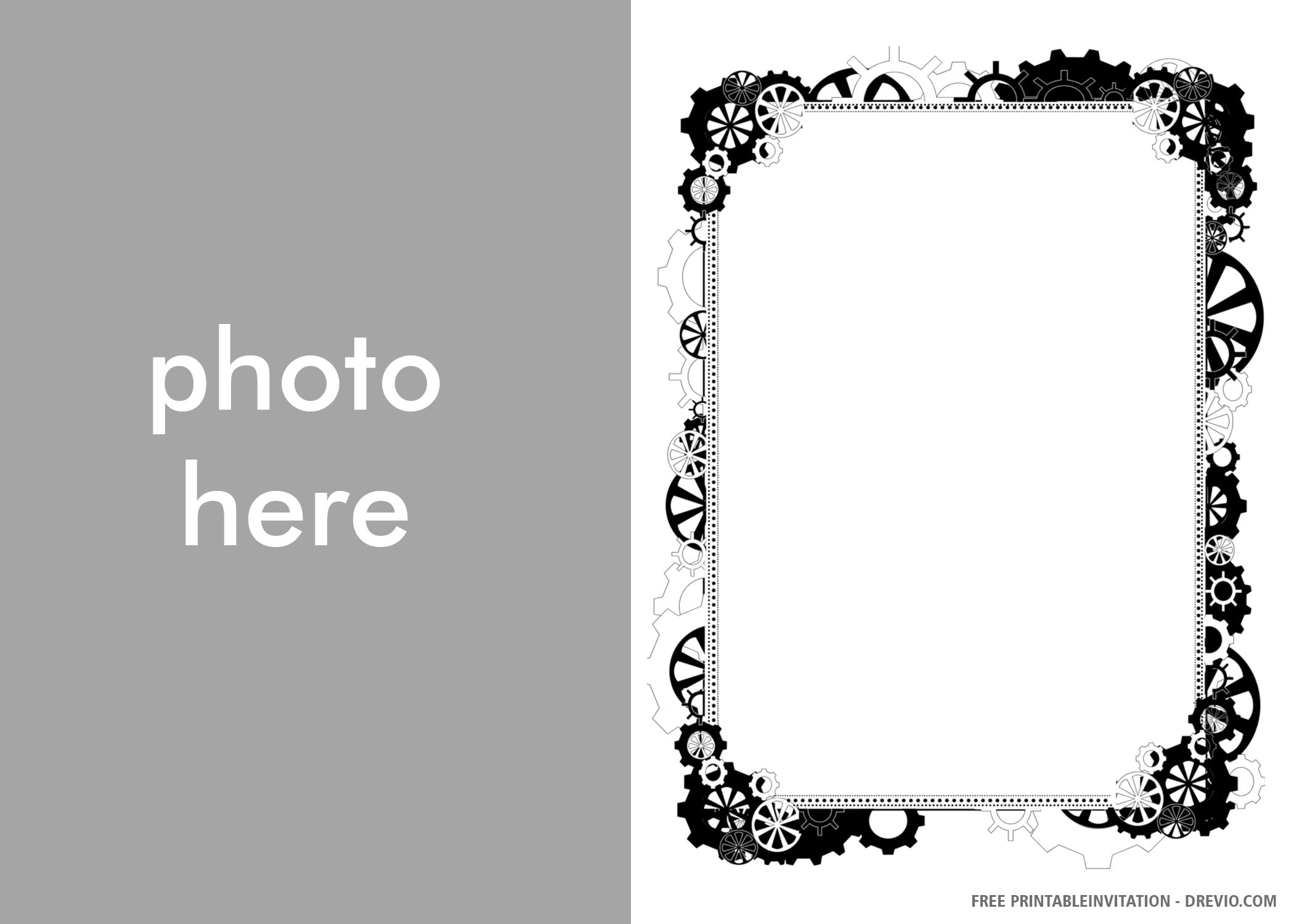 LDS Baptism Boy Photo Invitation 5
