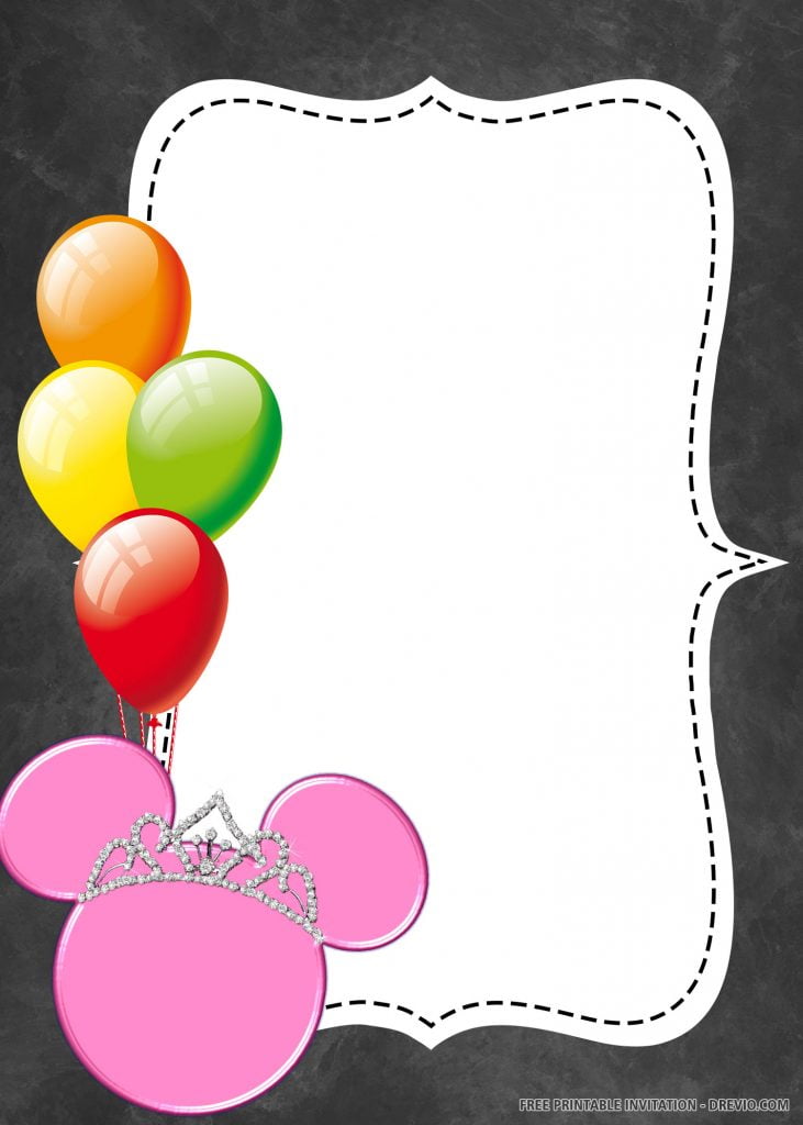 Mickey Mouse first Invitation 5