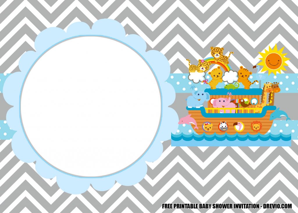 Noah s Ark Chevron Animals 2