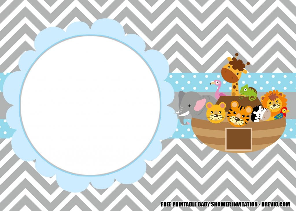 Noah s Ark Chevron Animals 4