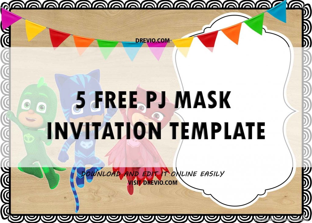 PJ Masks Invitation