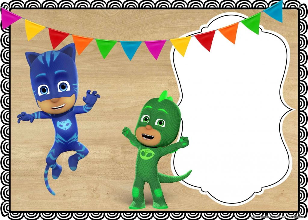 PJ Masks Invitation 6