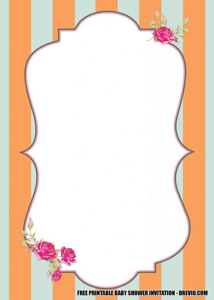 Shabby Chic Bridal Shower Invitation 1