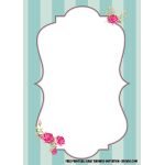 Free Printable Shabby Chic Bridal Shower Invitation