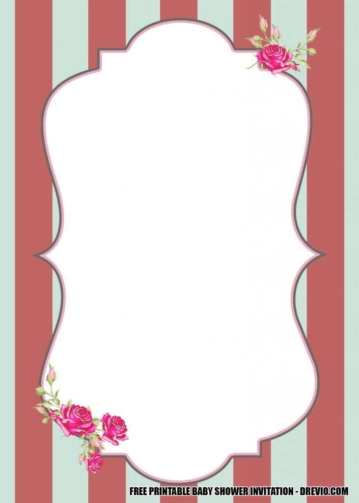 Shabby Chic Bridal Shower Invitation 4