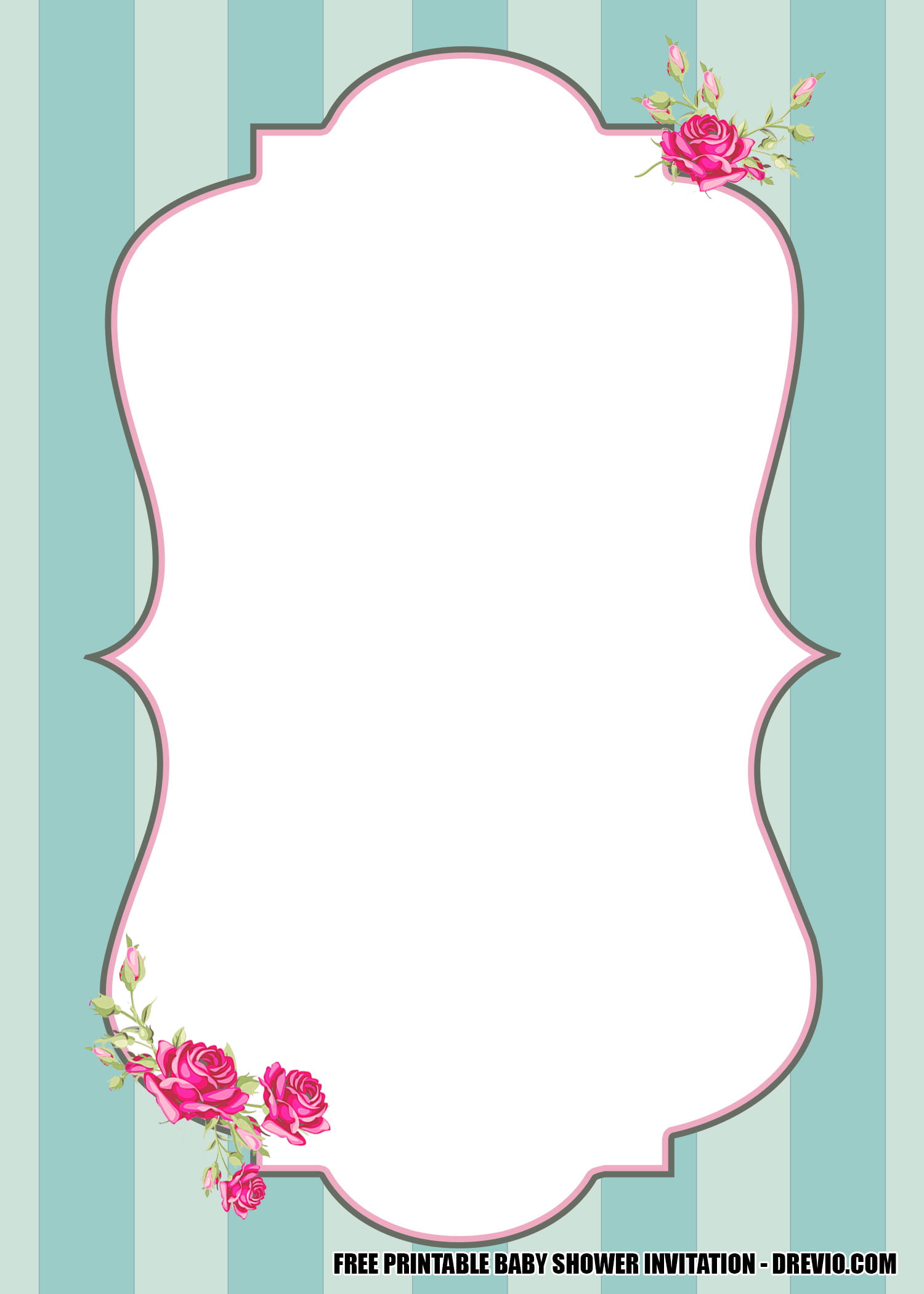 Shabby Chic Bridal Shower Invitation