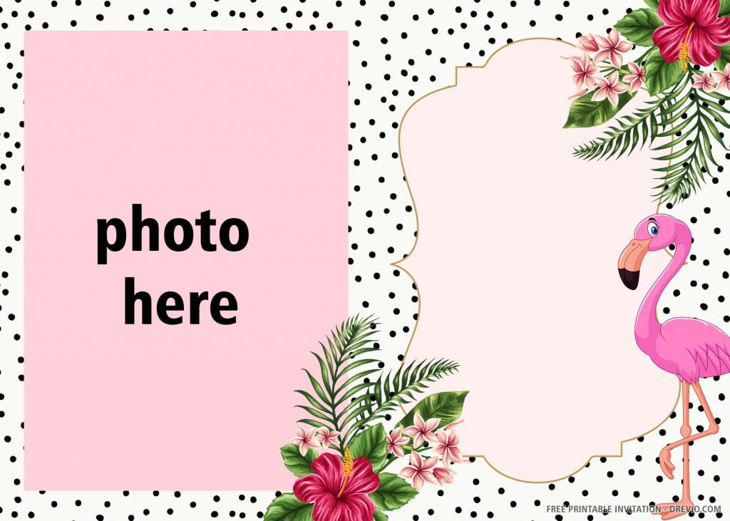pink flamingo invitation 4