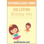 (FREE PRINTABLE) – Ballerina Party Kits Templates