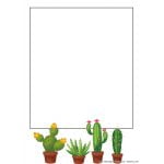 (FREE PRINTABLE) – Eleanor Cactus Wedding Invitation Templates