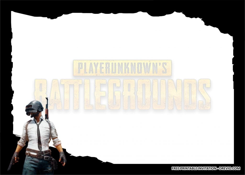 PUBG Invitation Templates 1