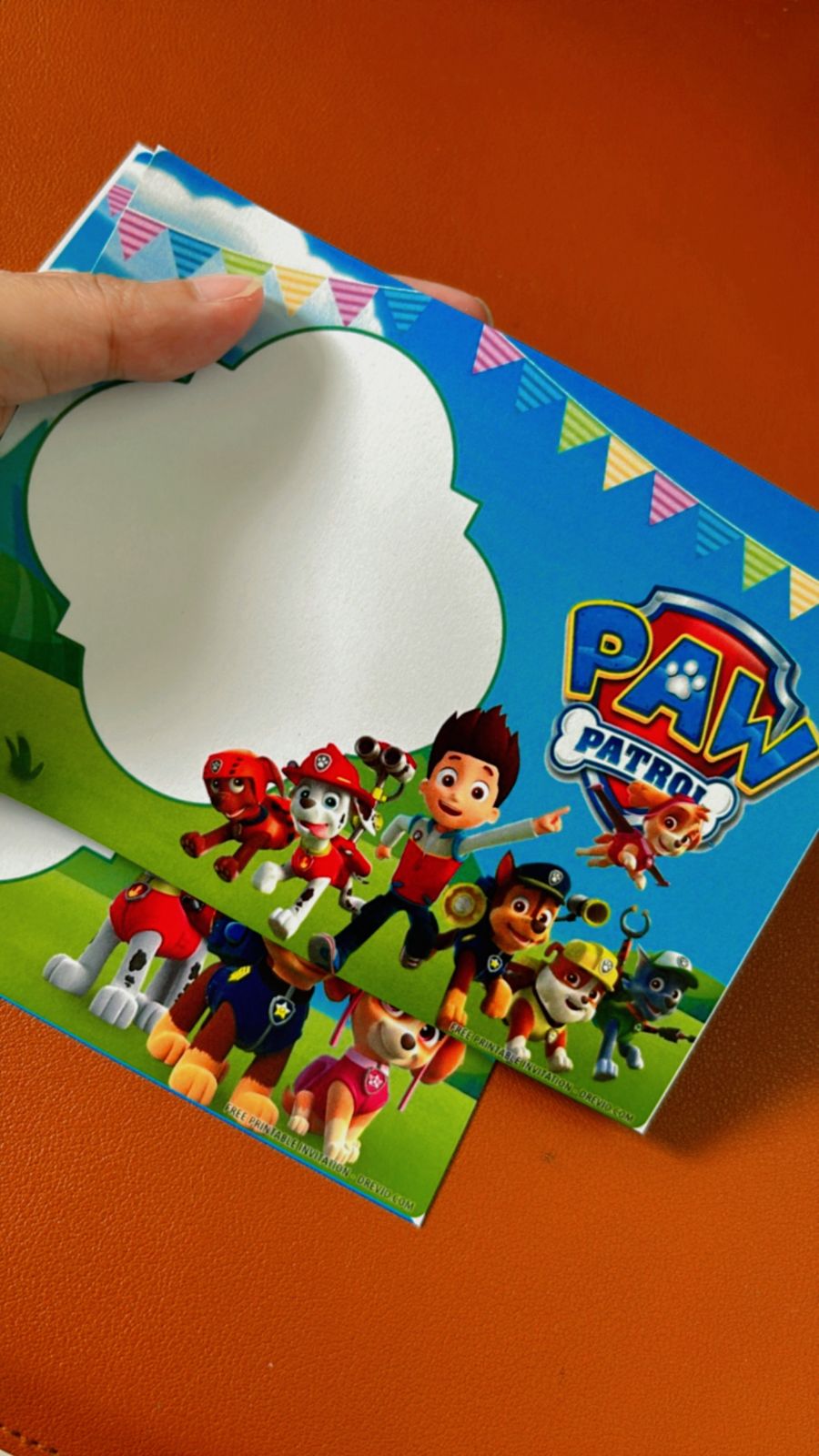 Paw Patrol Birthday Invitation (4)