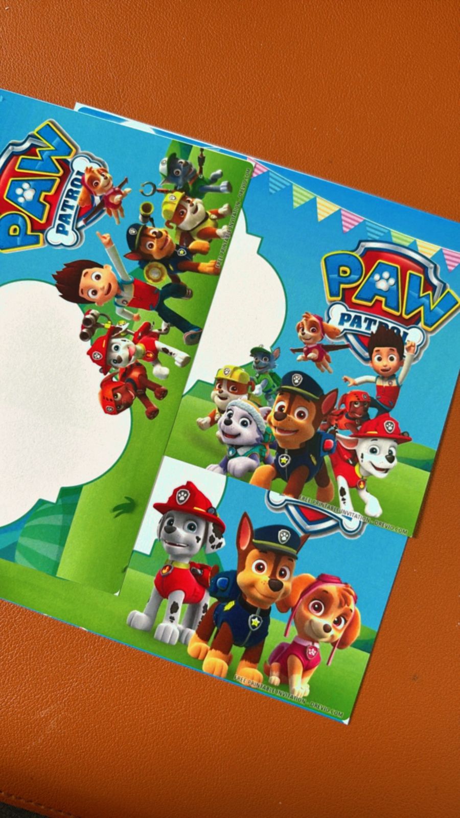 Paw Patrol Birthday Invitation 5