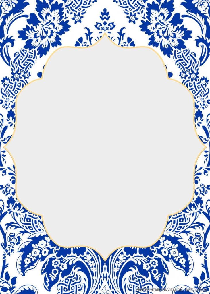 French Blue or Red Toile Wedding