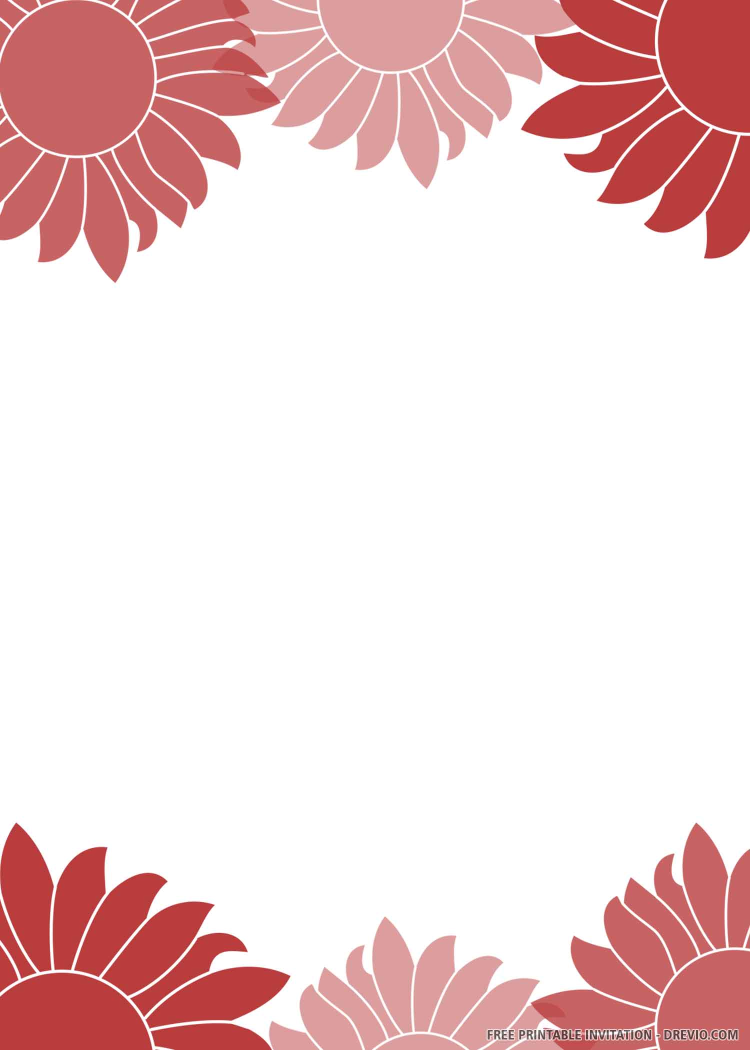 Printable Wedding Invitation Template 3