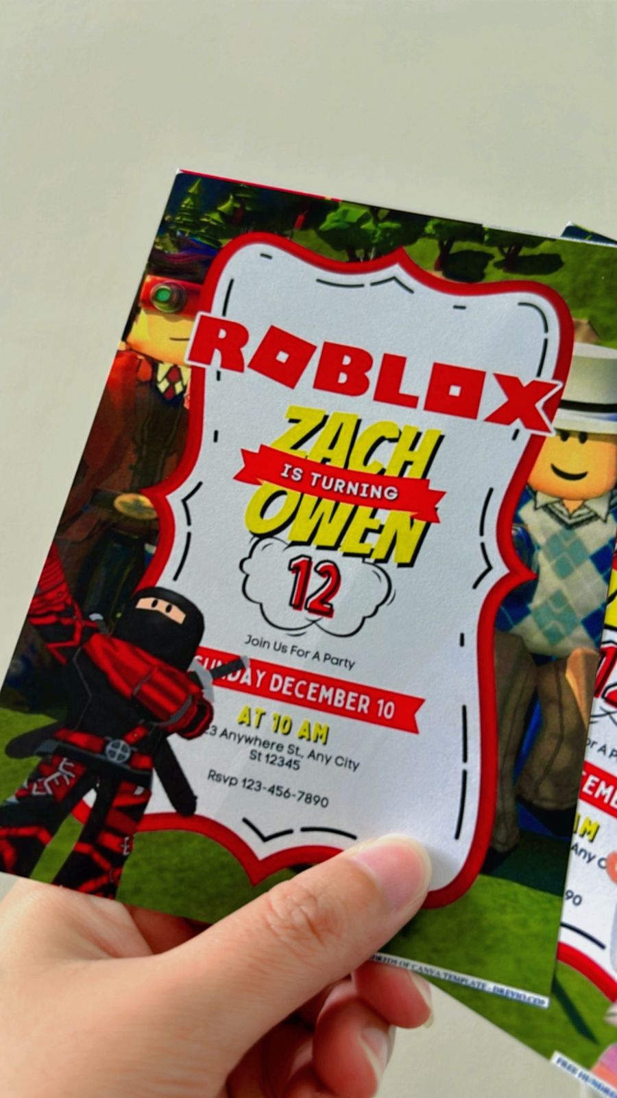 Roblox Invitation