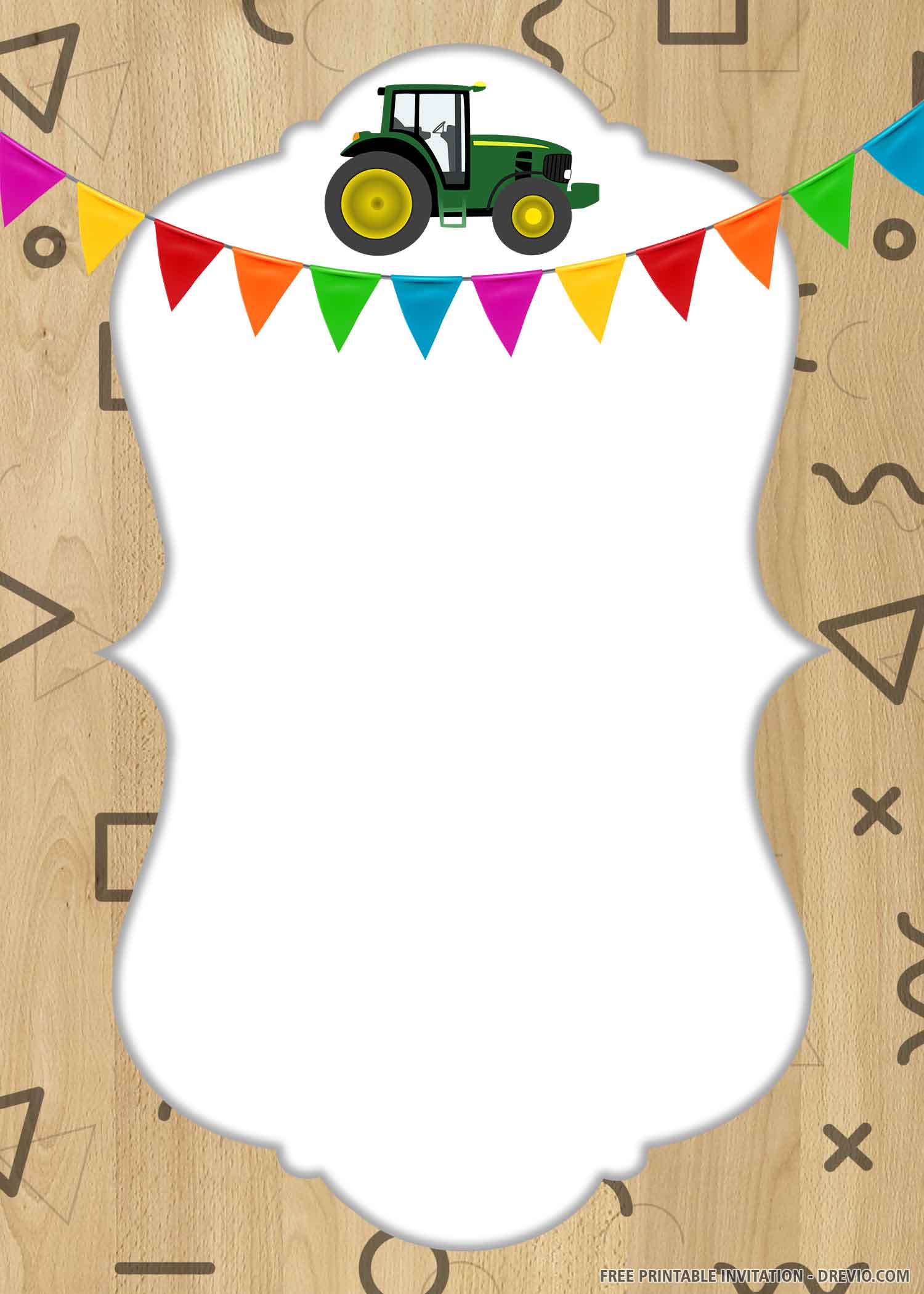 dare tractor invitation farm