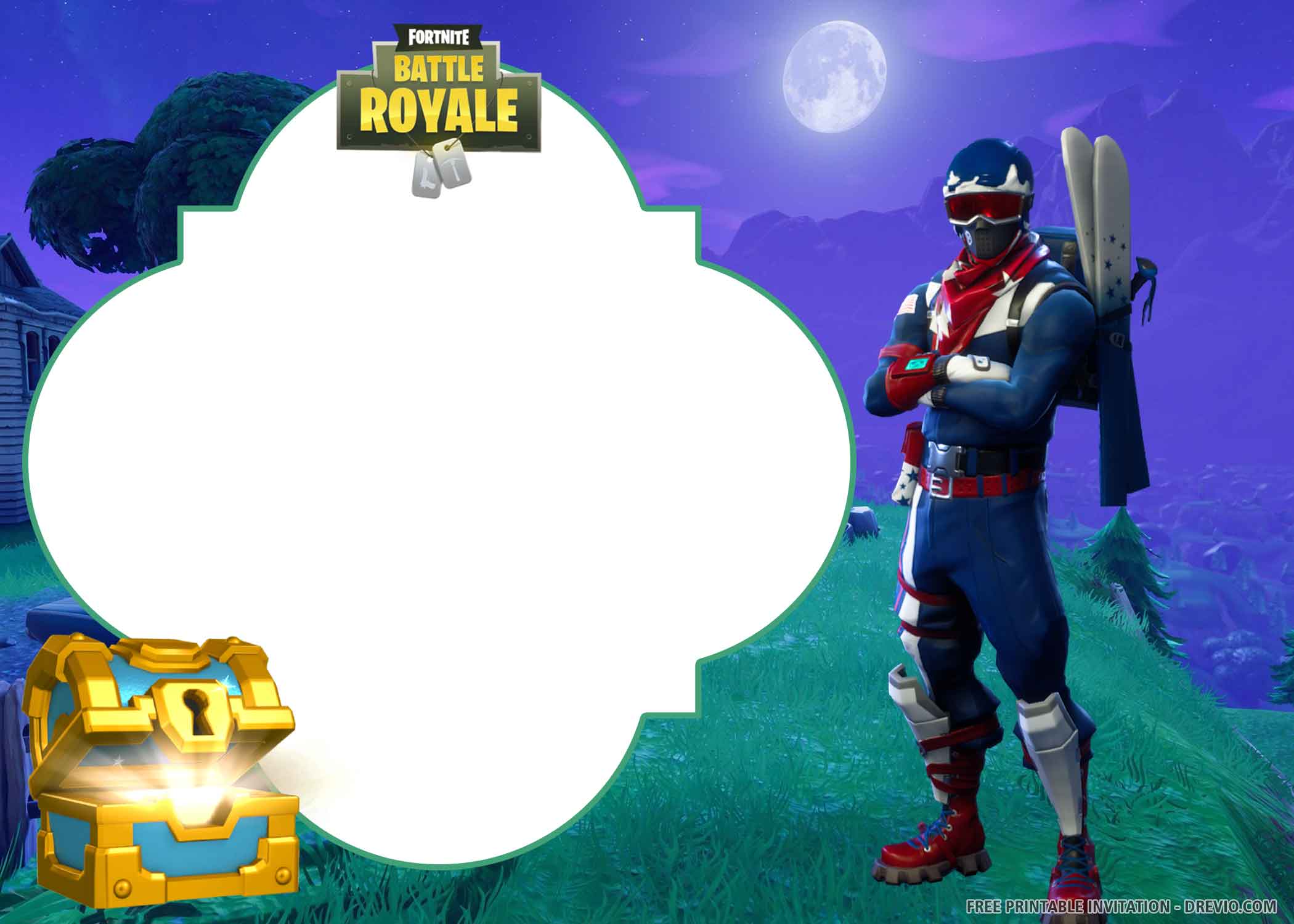 fornite invitation robot uniform