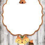 (FREE PRINTABLE) – Fox Birthday Invitation Templates