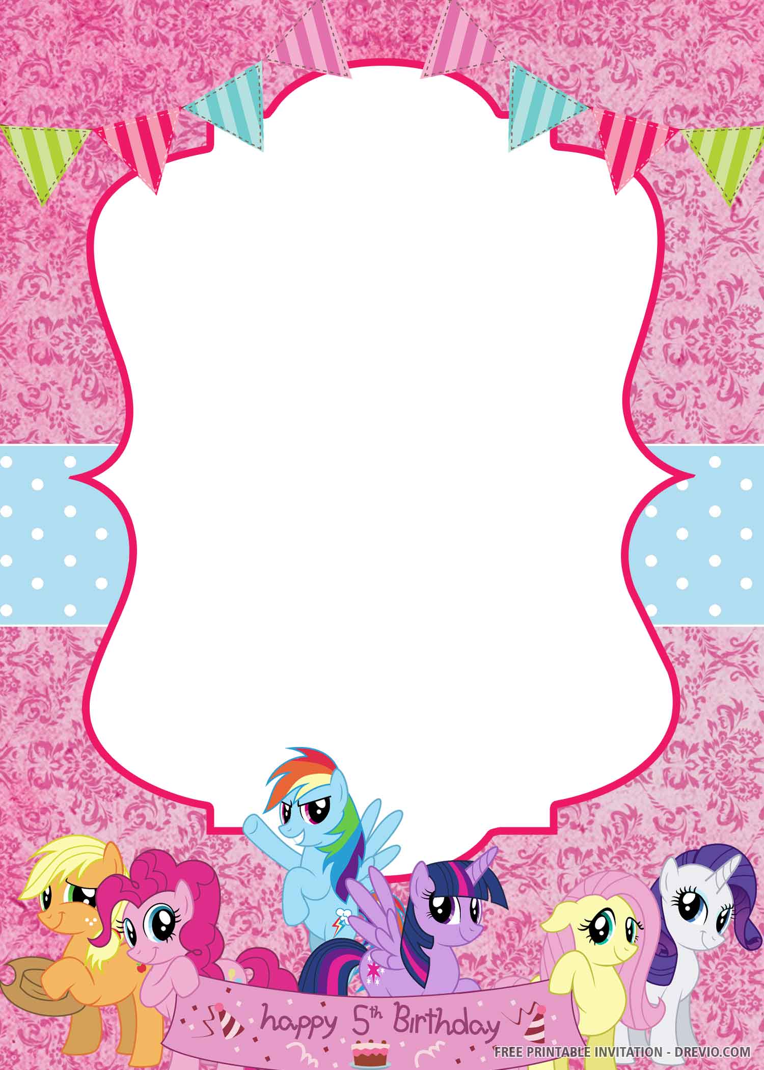 My Little Pony invitation party