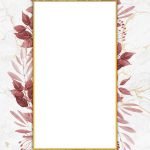 (FREE Printable) – Gold And Floral Invitation Templates