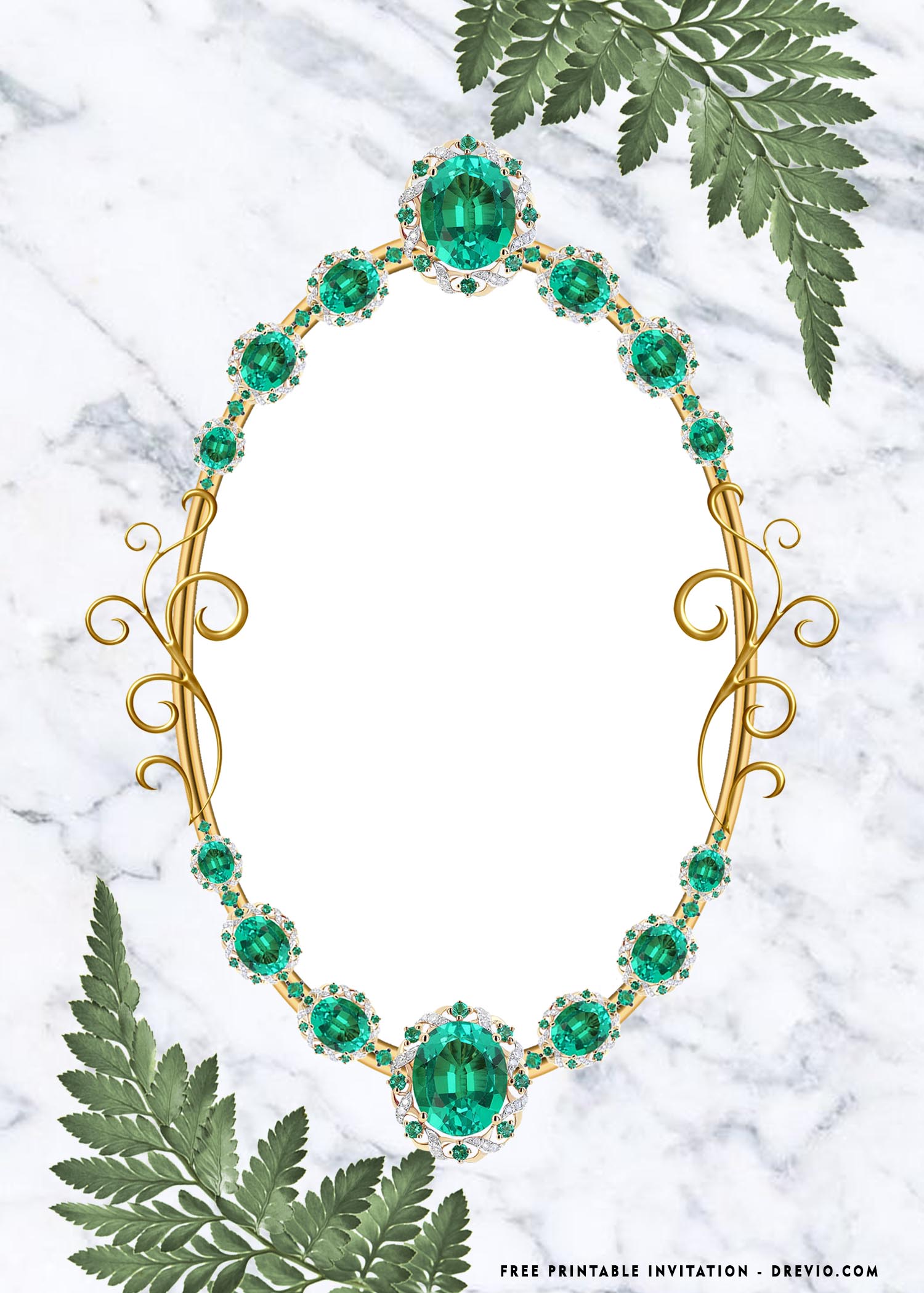 green leaf on marbles background