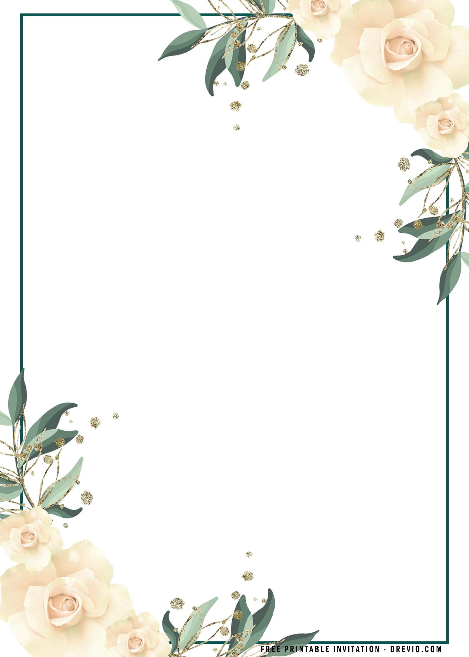 Boho Greenery Watercolor