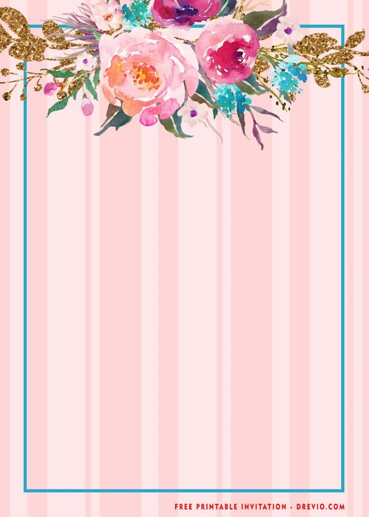 Free Printable Classy Party Invitation Templates With Space For Party Details