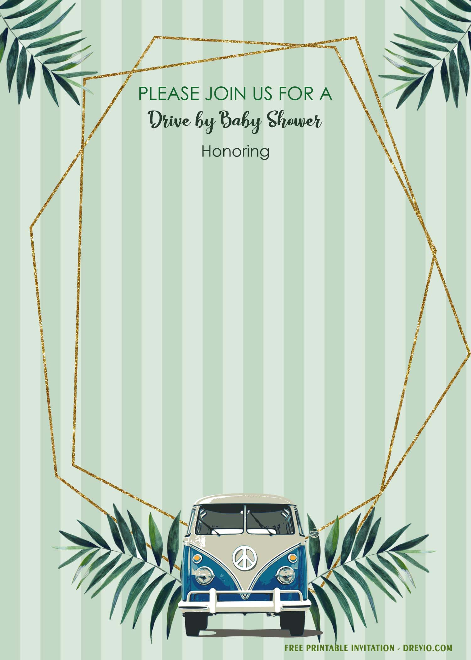 Greenery volkswagen drive by