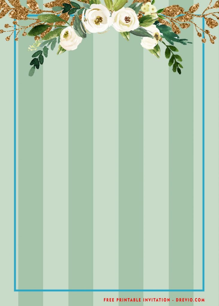 Free Printable Classy Party Invitation Templates With Portrait Orientation