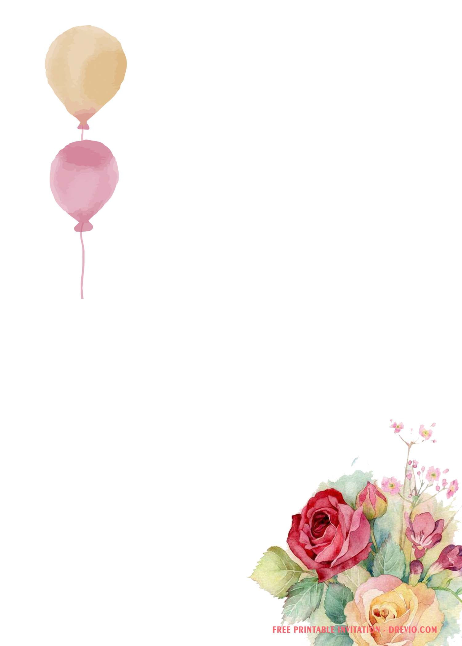 pink Balloons rose