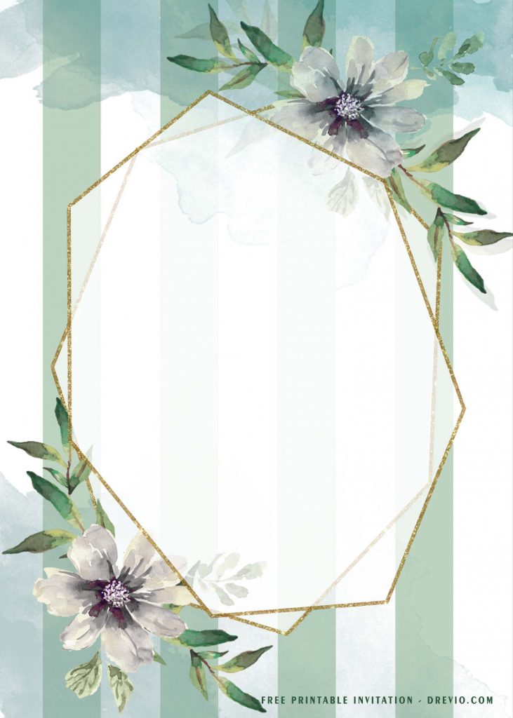Geometric Wedding Invitation