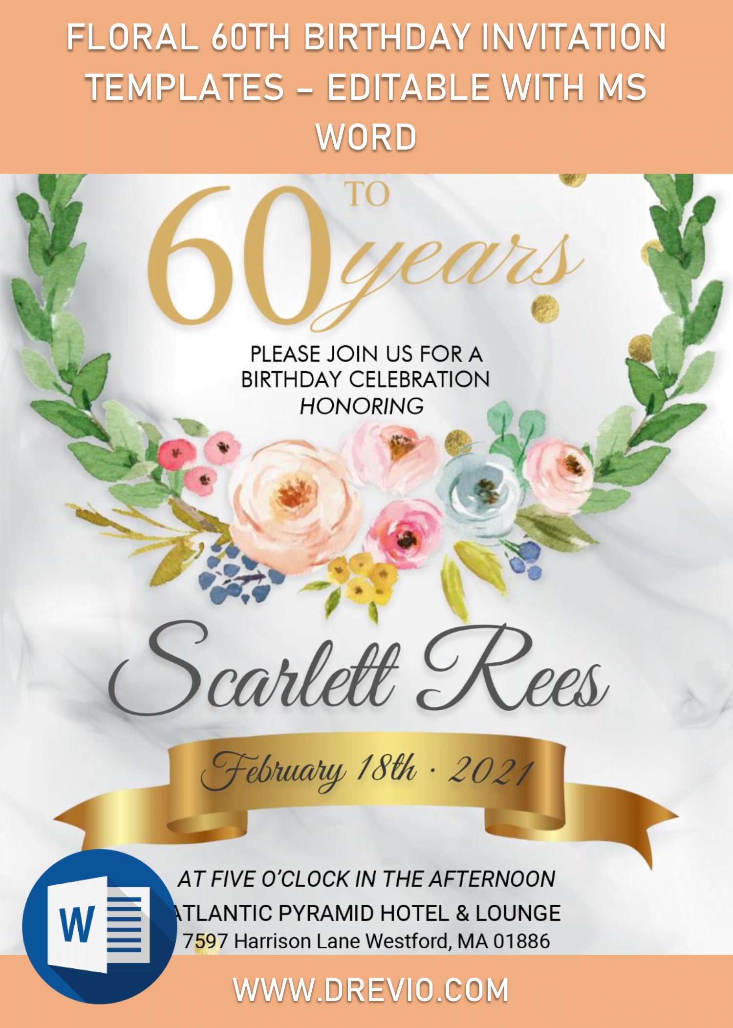 60th Birthday G Cover