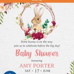 Some Bunny Invitation Templates – Editable With MS Word
