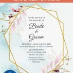 Free Gold Boho Wedding Invitation Templates For Word