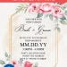 Free Dusty Rose Wedding Invitation Template For Word