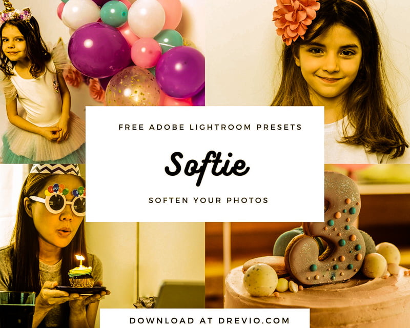 FREE Adobe Lightroom Presets Softie Drevio