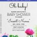 Free Oh Baby Cactus Baby Shower Invitation Templates For Word