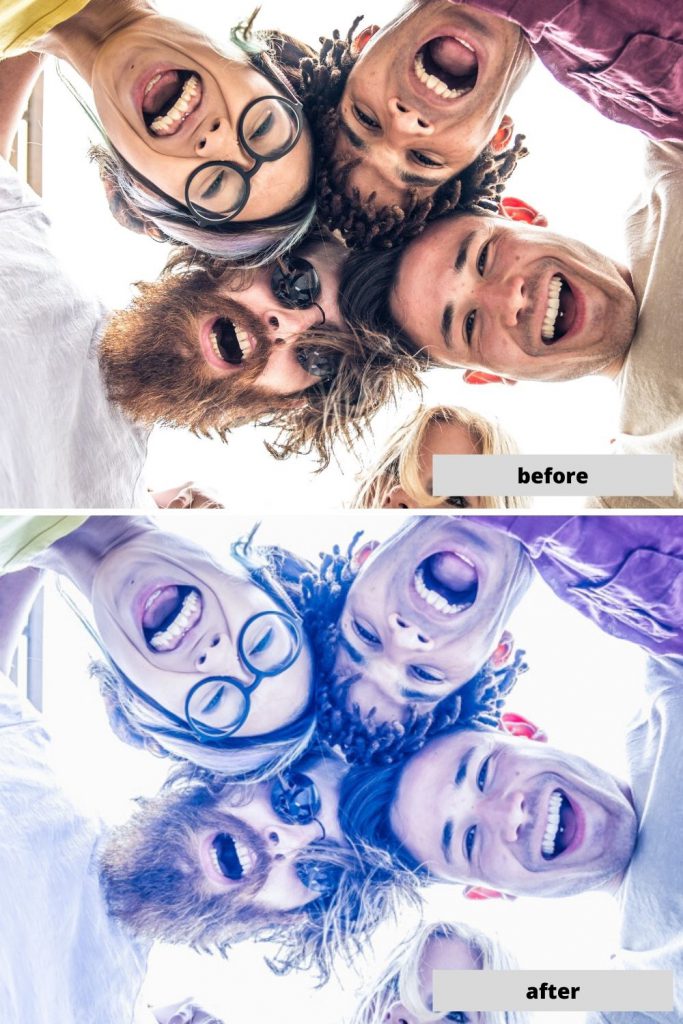 Sparklio Applied on People mobile presets