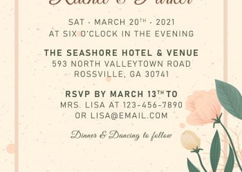 11+ Beloved Garden Inspired Wedding Invitation Templates