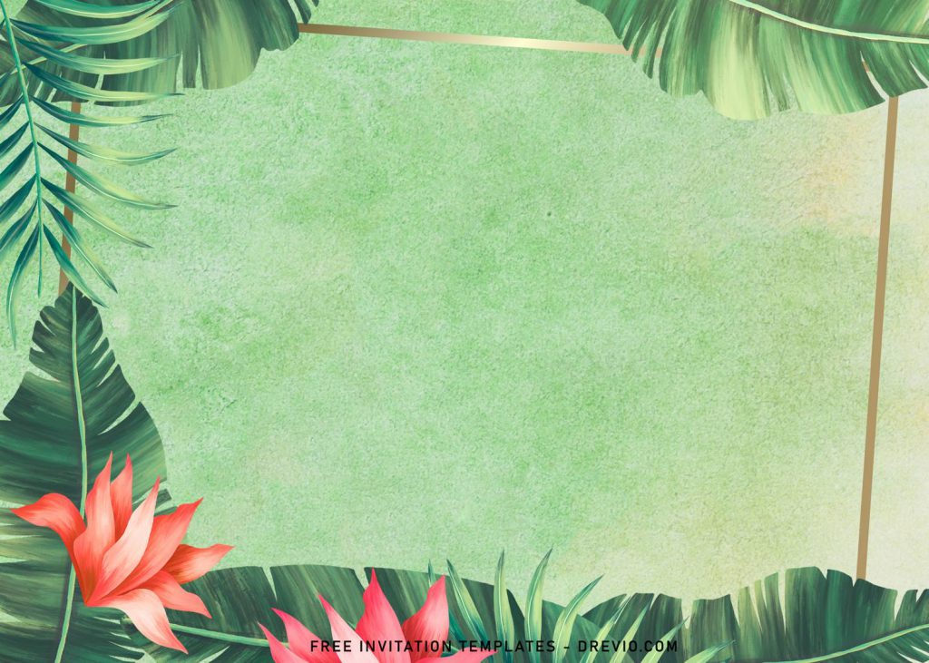 7+ Rustic Watercolor Leaves Birthday Invitation Templates and has landscape design