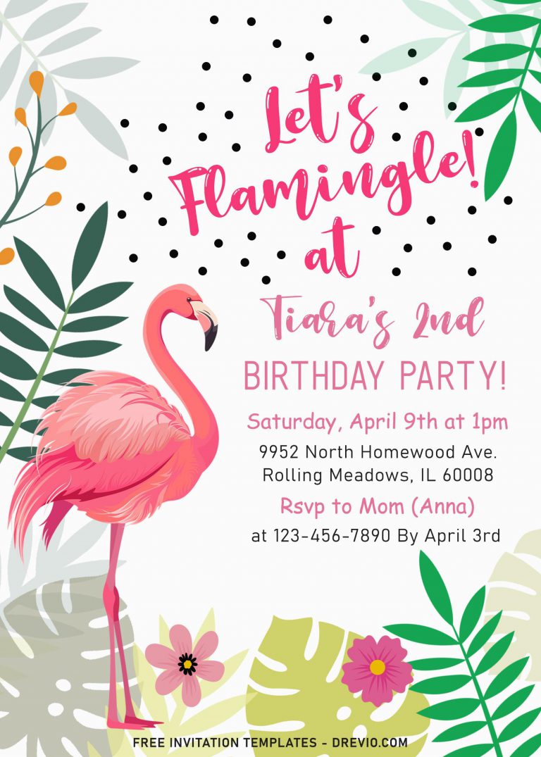9+ Flamingle Birthday Invitation Templates