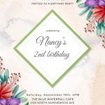 10+ Stunning Floral Wreath Birthday Invitation Templates For Best Spring Birthday Party
