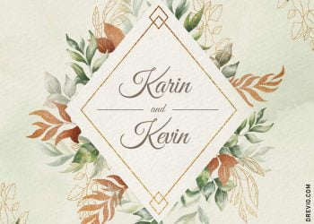 7+ Aesthetic Spring Leaf Birthday Invitation Templates