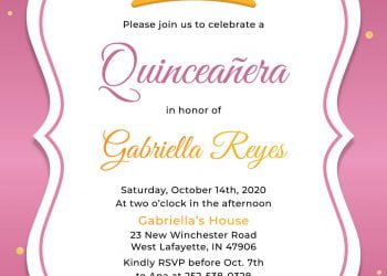 7+ Elegant Gold Confetti Princess Birthday Invitation Templates