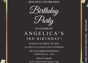 9+ Modern Greenery Eucalyptus Birthday Invitation Templates